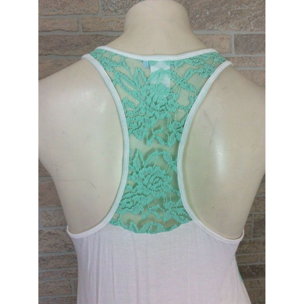 Pronto USA Pastel Colorblock Racer Back Shirt Top - Picture 5 of 6